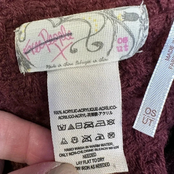 Free People | Boho Hippie Swept Away Zip-Up Ruana Cape Poncho Size O/S - Picture 8 of 10